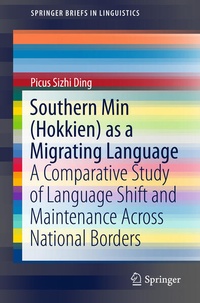 Enlarge image Cover: Southern Min (Hokkien) as a Migrating Language - Springer