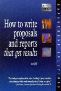 Enlarge image Cover: How to Write Proposals and Reports that Get Results - Pitman Publishing