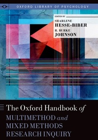 Enlarge image Cover: Oxford Handbook of Multimethod and Mixed Methods Research Inquiry - Oxford University Press, USA