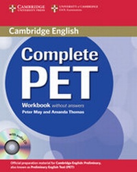 Enlarge image Cover: Complete PET Workbook without answers with Audio CD - Cambridge University Press