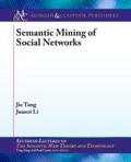 Cover: Semantic Mining of Social Networks - Morgan & Claypool Publishers