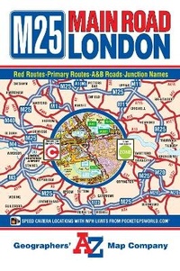 Abbildung von: M25 Main Road Map of London - Geographers' A-Z Map Co Ltd