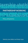 Cover: Partnership working - Policy Press