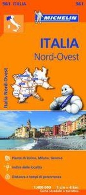 Abbildung von: Italy Northwest - Michelin Regional Map 561 - Michelin Editions des Voyages
