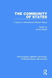 Enlarge image Cover: The Community of States - Routledge