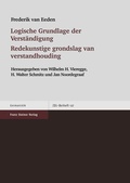 Cover: Logische Grundlage der Verst&auml;ndigung / Redekunstige grondslag van verstandhouding - Franz Steiner Verlag