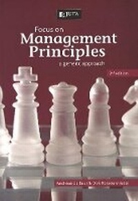 Enlarge image Cover: Focus on Management Principles - Juta Legal and Academic Publishers