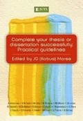 Cover: Complete your thesis or dissertation successfully - Juta Legal and Academic Publishers