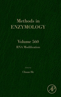 Enlarge image Cover: RNA Modification: Volume 560 - Academic Press