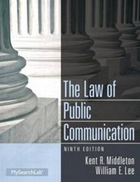 Enlarge image Cover: The Law of Public Communication with Student Access Code - Pearson
