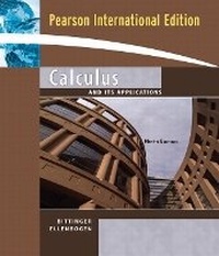 Enlarge image Cover: Calculus and Its Applications - Pearson