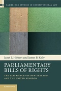 Cover: Parliamentary Bills of Rights - Cambridge University Press