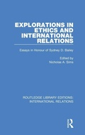 Cover: Explorations in Ethics and International Relations - Routledge