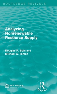 Enlarge image Cover: Analyzing Nonrenewable Resource Supply - Routledge