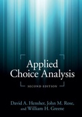 Cover: Applied Choice Analysis - Cambridge University Press