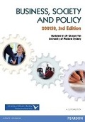 Cover: Business, Society and Policy 200158 (Custom Edition) - Pearson Education Australia