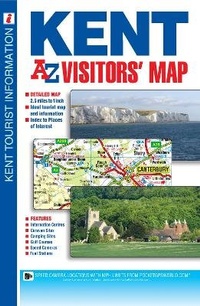 Abbildung von: Kent A-Z Visitors' Map - Geographers' A-Z Map Co Ltd