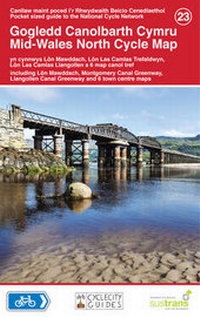 Enlarge image Cover: Mid-Wales North Cycle Map 23 - Sustrans