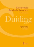 Abbildung von: Duiding Deontologie Juridische beroepen: Gerechtsdeurwaarders - Uitgeverij Larcier
