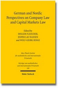 Abbildung von: German and Nordic Perspectives on Company Law and Capital Markets Law - Mohr Siebeck
