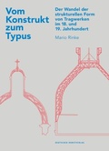 Cover: Vom Konstrukt zum Typus - Deutscher Kunstverlag