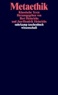 Cover: Metaethik - Suhrkamp