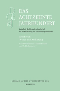 Abbildung von: Emotionen, Wissen und Aufklärung - Wallstein