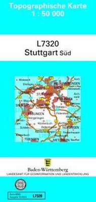 Abbildung von: L7320 Stuttgart - Süd - Landesamt für Geoinformation und Landentwicklung Baden-Württemberg (LGL)