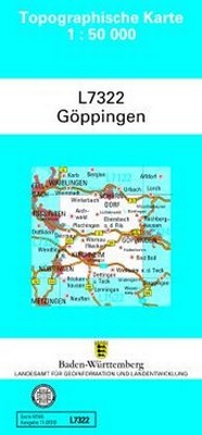 Abbildung von: L7322 Göppingen - Landesamt für Geoinformation und Landentwicklung Baden-Württemberg (LGL)