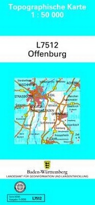 Abbildung von: L7512 Offenburg - Landesamt für Geoinformation und Landentwicklung Baden-Württemberg (LGL)