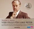 Cover: Vier F&auml;lle f&uuml;r Lord Peter (Das Spukhaus in Merriman's End, Der Pfirsichdieb, Die Weinprobe, Die geheimnisvolle Entf&uuml;hrung) - steinbach sprechende b&uuml;cher