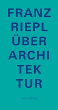 Cover: &Uuml;ber Architektur - Muery Salzmann