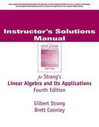 Enlarge image Cover: * Ism-Linear Algebra & Its App - Harcourt College Publishers