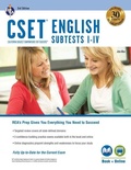 Cover: CSET English Subtests I-IV Book + Online - Research & Education Association