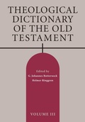 Cover: Theological Dictionary of the Old Testament, Volume III - Eerdmans