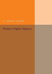 Abbildung von: Modern Higher Algebra - Cambridge University Press