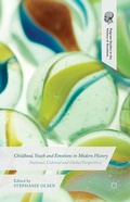Cover: Childhood, Youth and Emotions in Modern History - Palgrave Macmillan