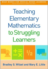 Enlarge image Cover: Teaching Elementary Mathematics to Struggling Learners - Guilford Press