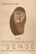 Cover: The Psychoanalysis of Sense - Edinburgh University Press