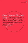 Cover: Public Sphere and Experience - Verso Books