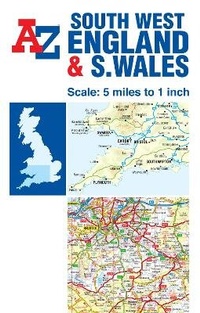 Abbildung von: South West England & South Wales Road Map - Geographers' A-Z Map Co Ltd