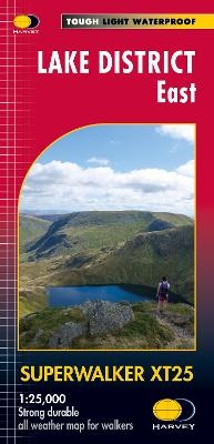 Abbildung von: Lake District East XT25 - Harvey Map Services Ltd