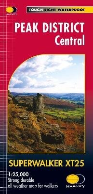 Abbildung von: Peak District Central XT25 - Harvey Map Services Ltd