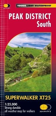 Abbildung von: Peak District South - Harvey Map Services Ltd
