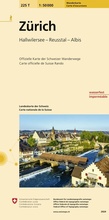 Cover: 225T Z&uuml;rich Wanderkarte - swisstopo