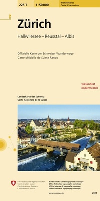 Abbildung von: 225T Zürich Wanderkarte - swisstopo