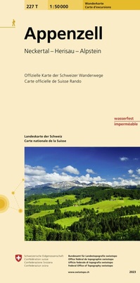 Abbildung von: 227T Appenzell Wanderkarte - swisstopo