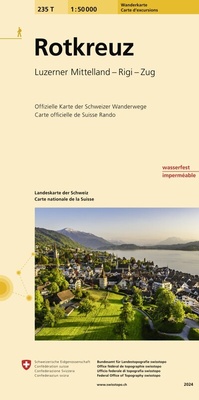 Abbildung von: 235T Rotkreuz Wanderkarte - swisstopo