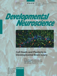 Enlarge image Cover: Cell Death and Plasticity in Developmental Brain Injury - S. Karger