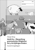 Cover: MuSE-Pro - &Uuml;berpr&uuml;fung grammatischer F&auml;higkeiten bei 5- bis 8-j&auml;hrigen Kindern - Ernst Reinhardt Verlag